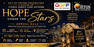 ✨ Hope Under the Stars 2026 Out of Foster Foundation Annual Gala ✨