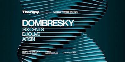 DOMBRESKY | Saturday October 17th 2026 | District Atlanta