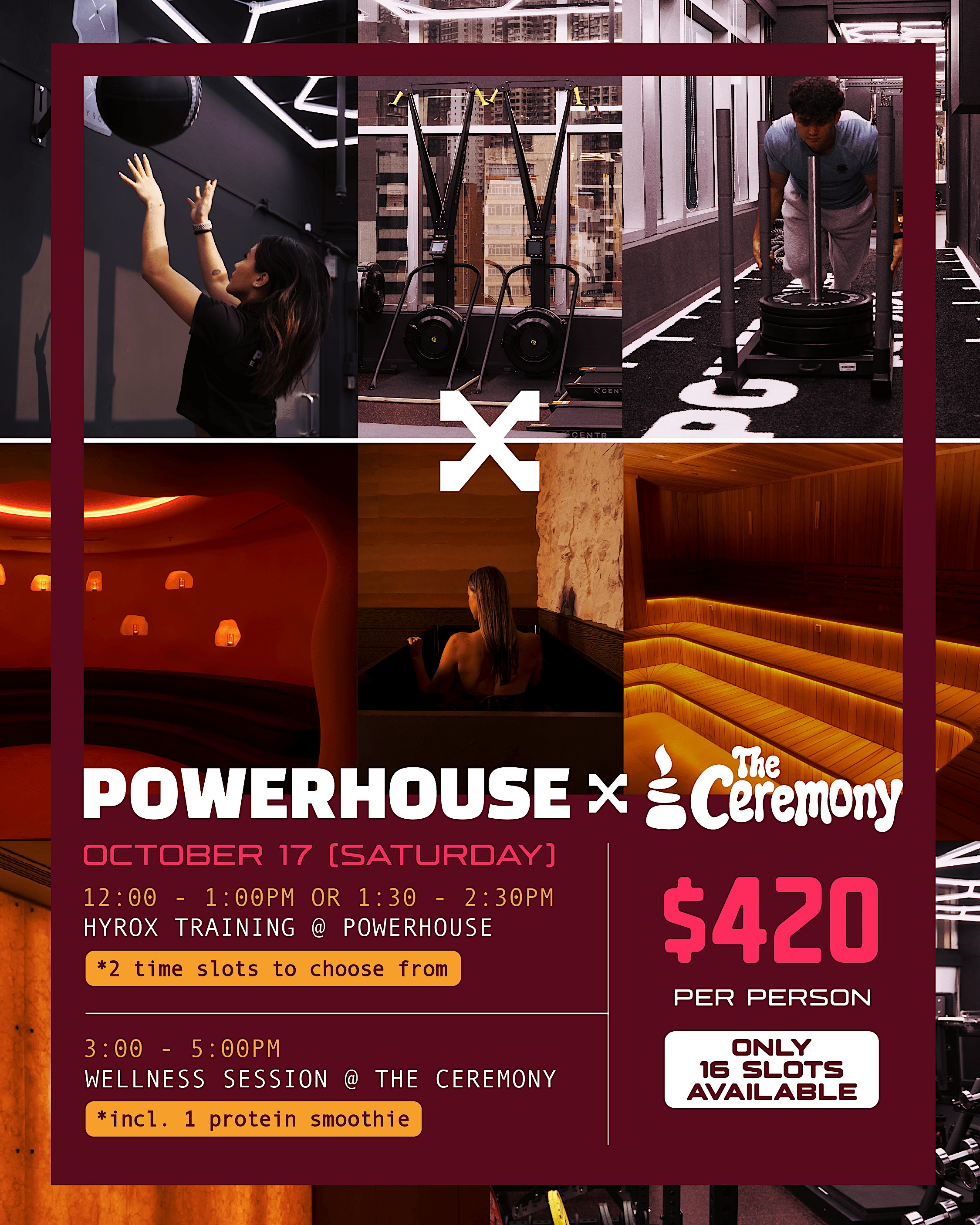 POWERHOUSE X The Ceremony Hyrox & Recovery Community Event