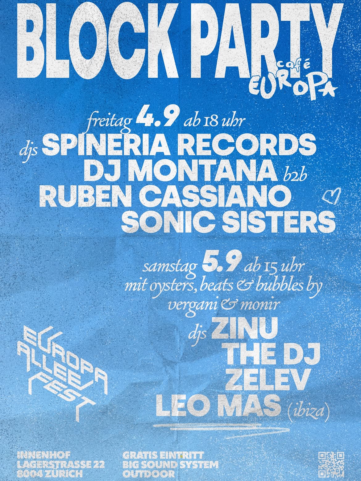 BLOCK PARTY (Café Europa)