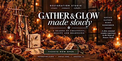 Gather & Glow: A Cozy Fall Creative Workshop in Houston