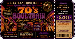 70's Soul Train Line Dance Party