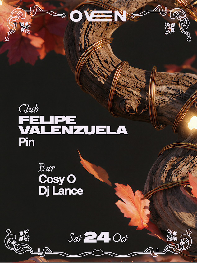 Felipe Valenzuela + Pin / Bar: Cosy O & Dj Lance