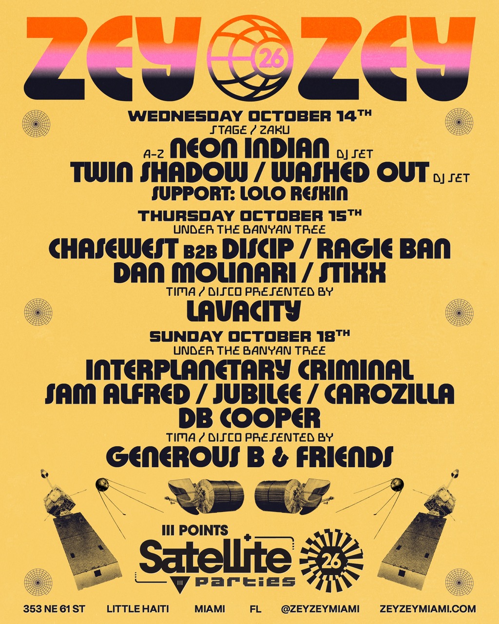 III Points Satellite Party: ZEYZEY - Under the Banyan Tree