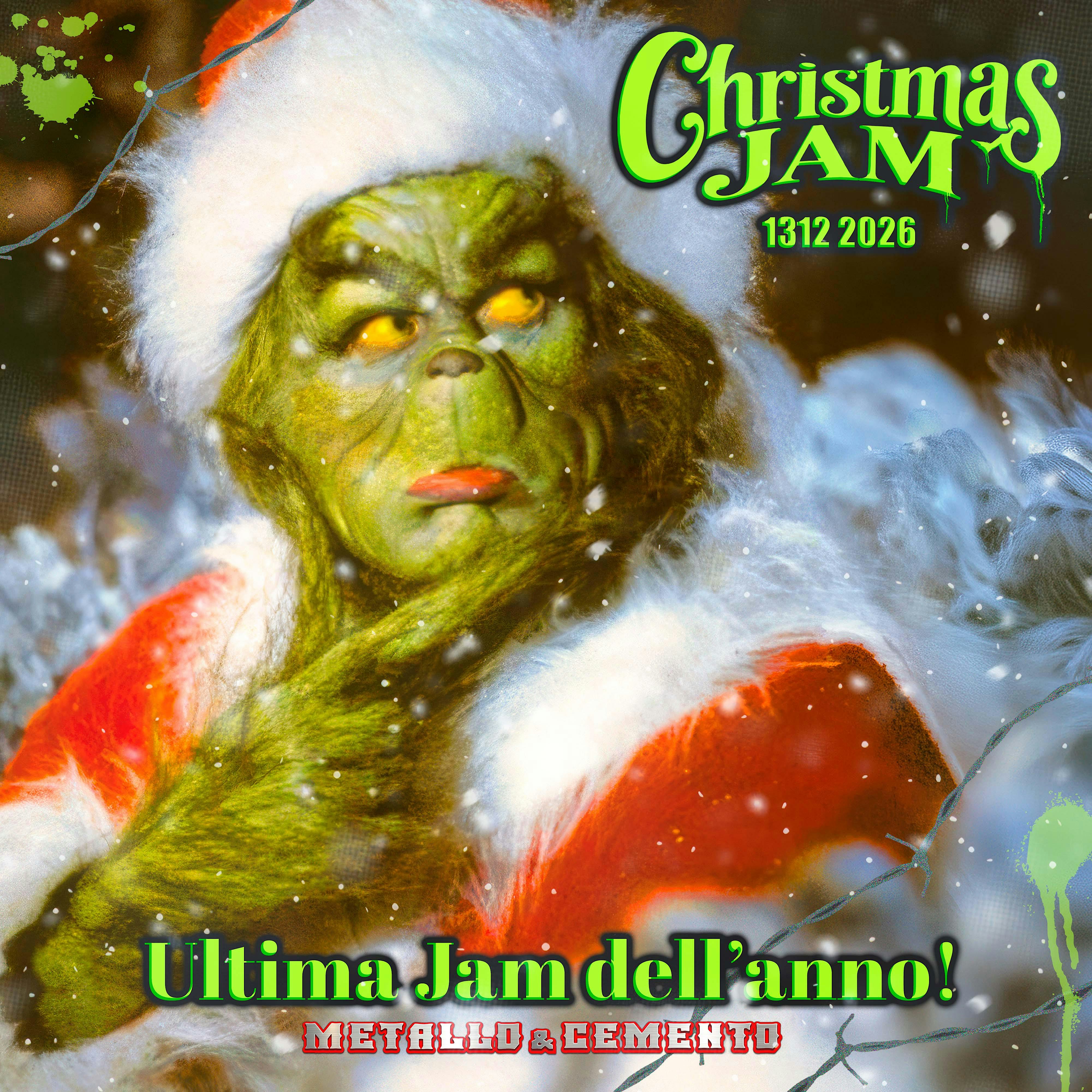 Iscrizione per dipingere alla Christmas Jam 13 Dicembre 2026