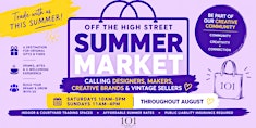 Off the High Street: Summer Market at Studio 101