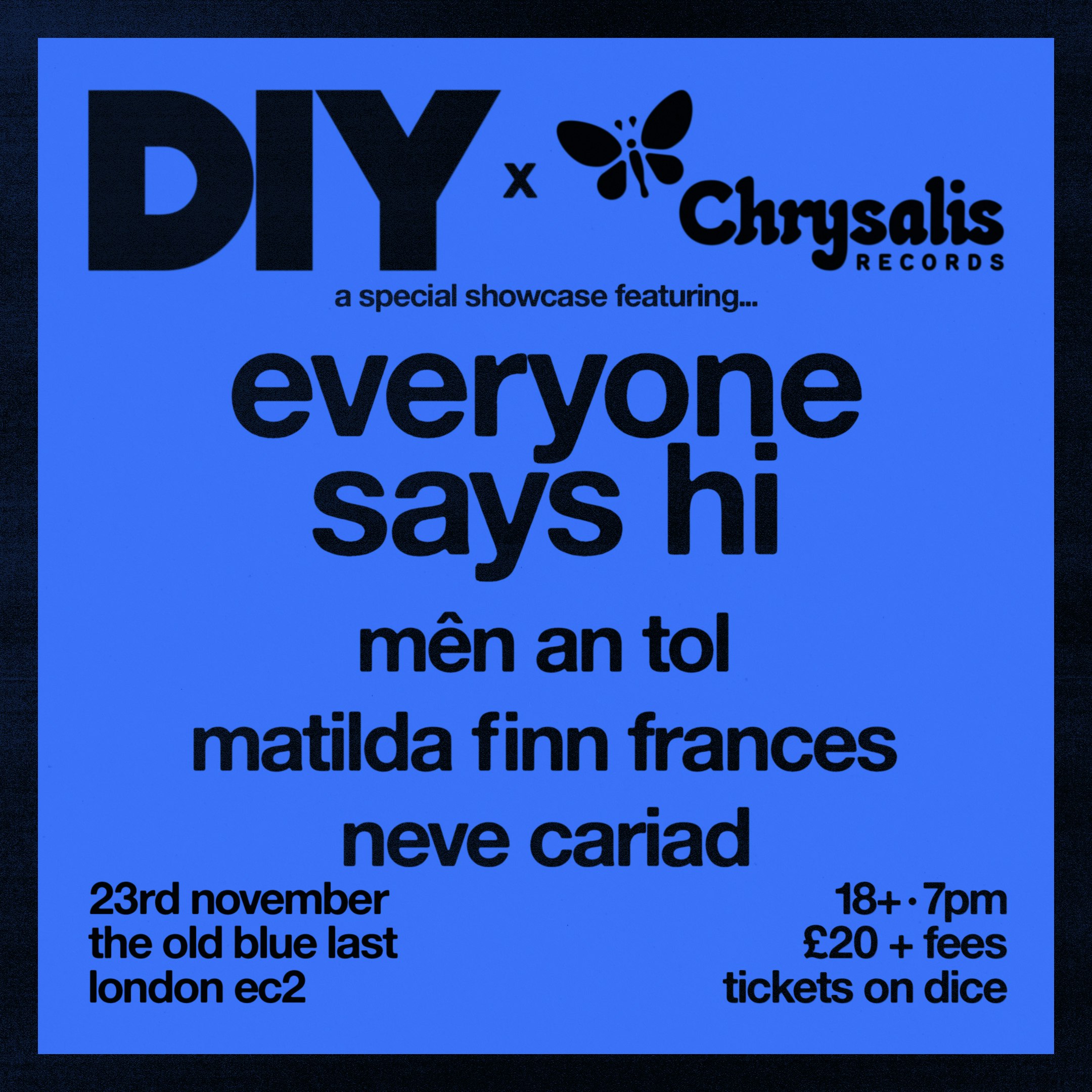Chrysalis Records x DIY showcase
