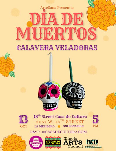 ArteSana: Día de Muertos | Calaveras Veladoras