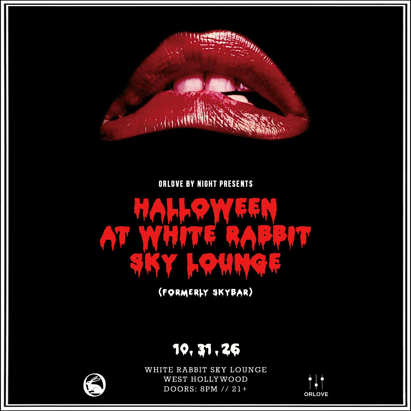 Halloween at White Rabbit Sky Lounge [Saturday, 10/31]