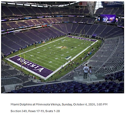 Hardrockers at the Vikings Game