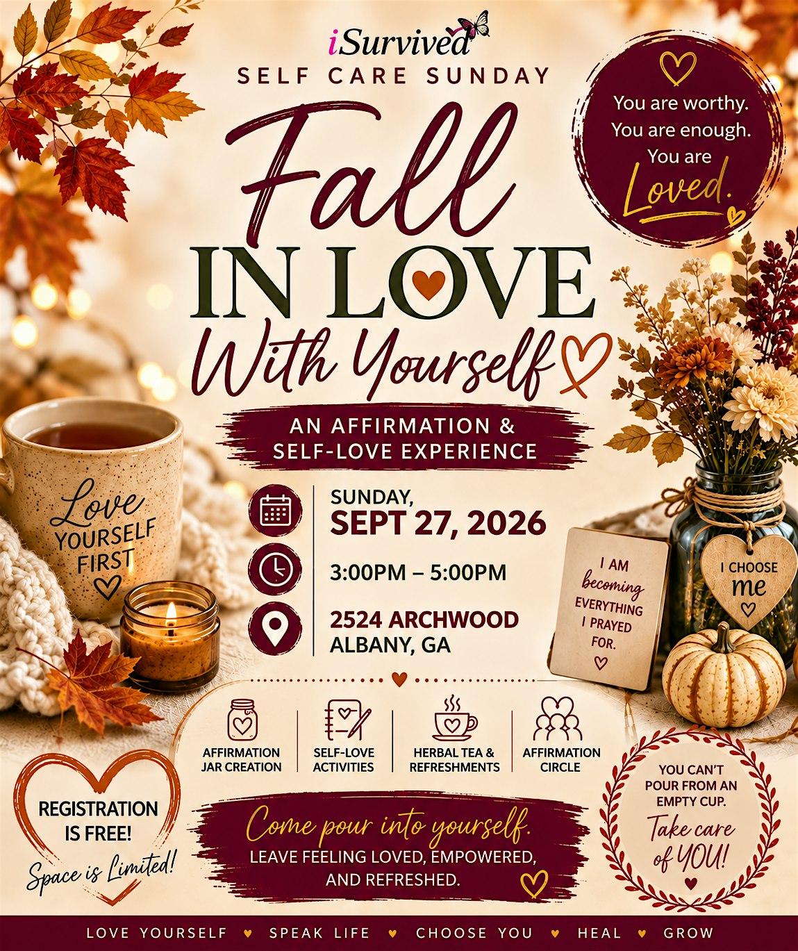 Self Care Sunday (Fall in Love With Yourself)