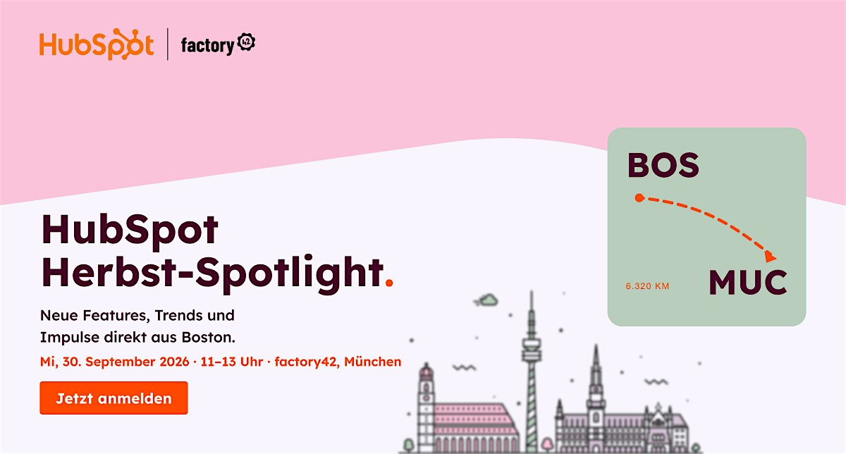 HubSpot Herbst-Spotlight Recap