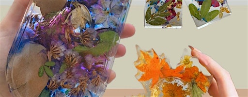 BRSHES, Pressed Flower Epoxy Resin Workshop - Autumn Inspired! Glasgow