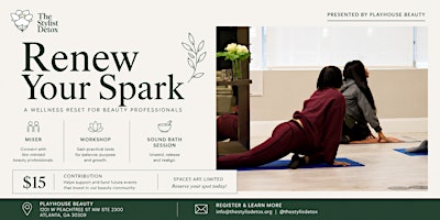 Renew Your Spark: A Wellness Fundraiser by The Stylist Detox