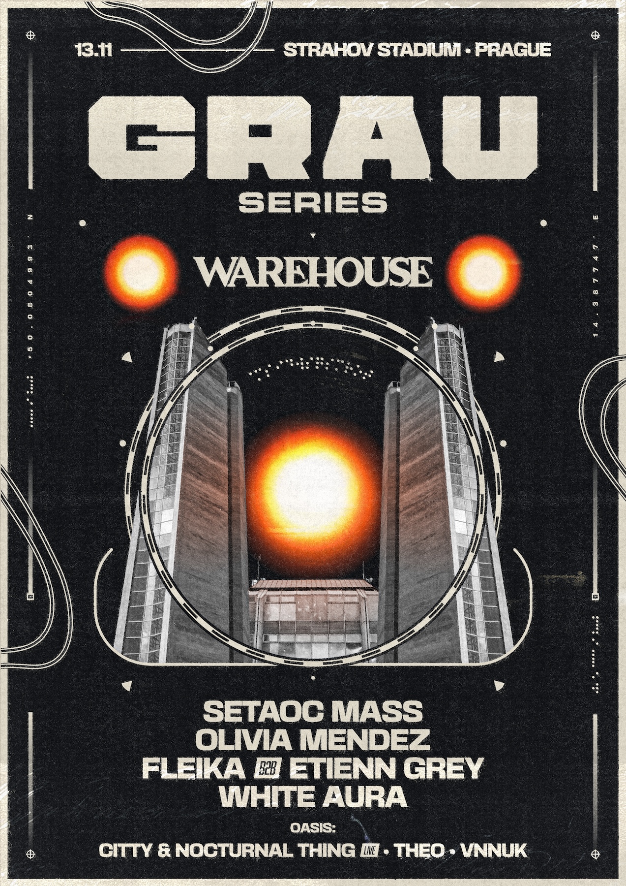 Grau Series: WAREHOUSE with Setaoc Mass (UK), Olivia Mendez (DE), fleika, White aurA + more