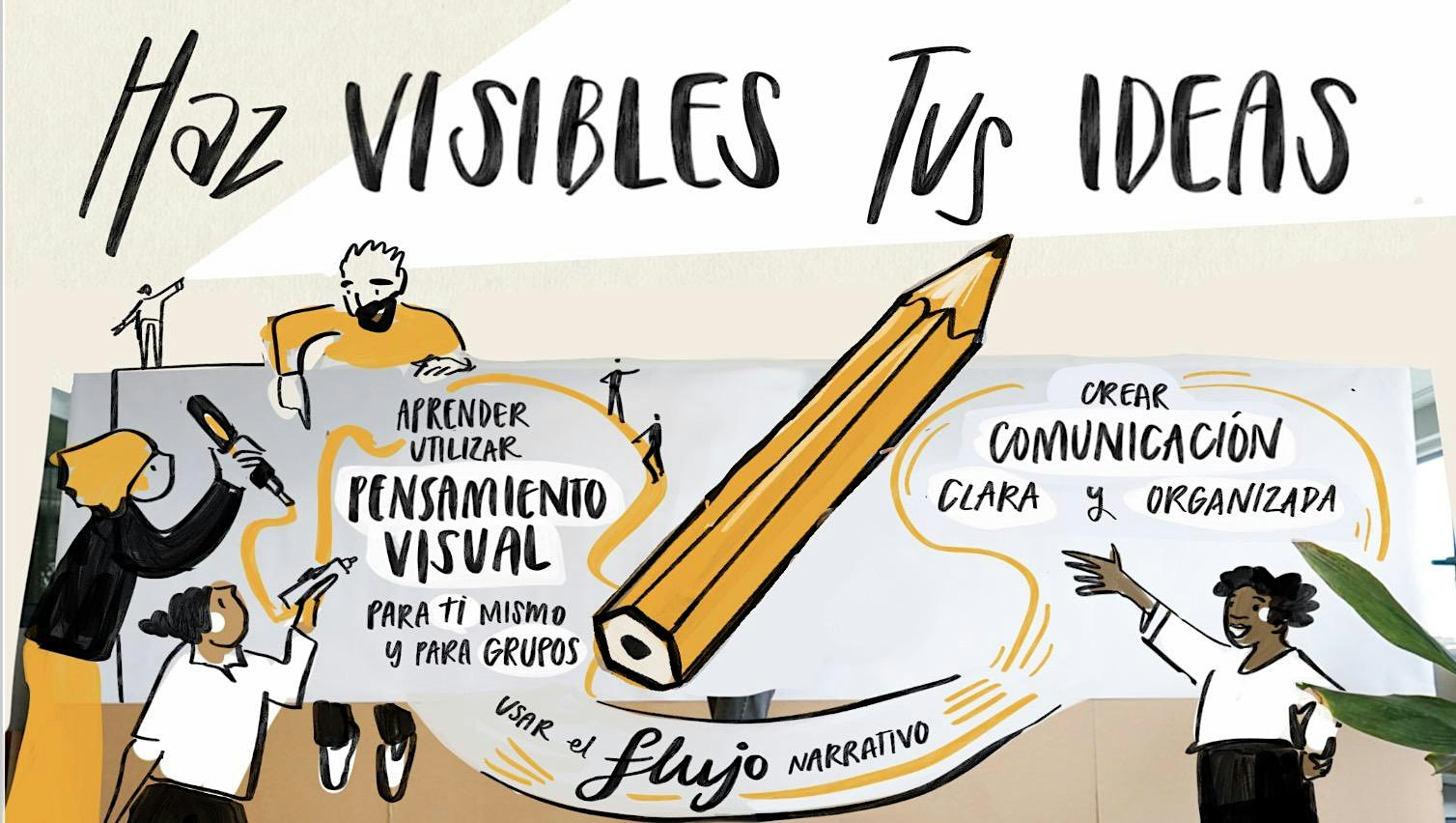¡Haz visibles tus ideas! Taller intensivo de visual thinking en Barcelona