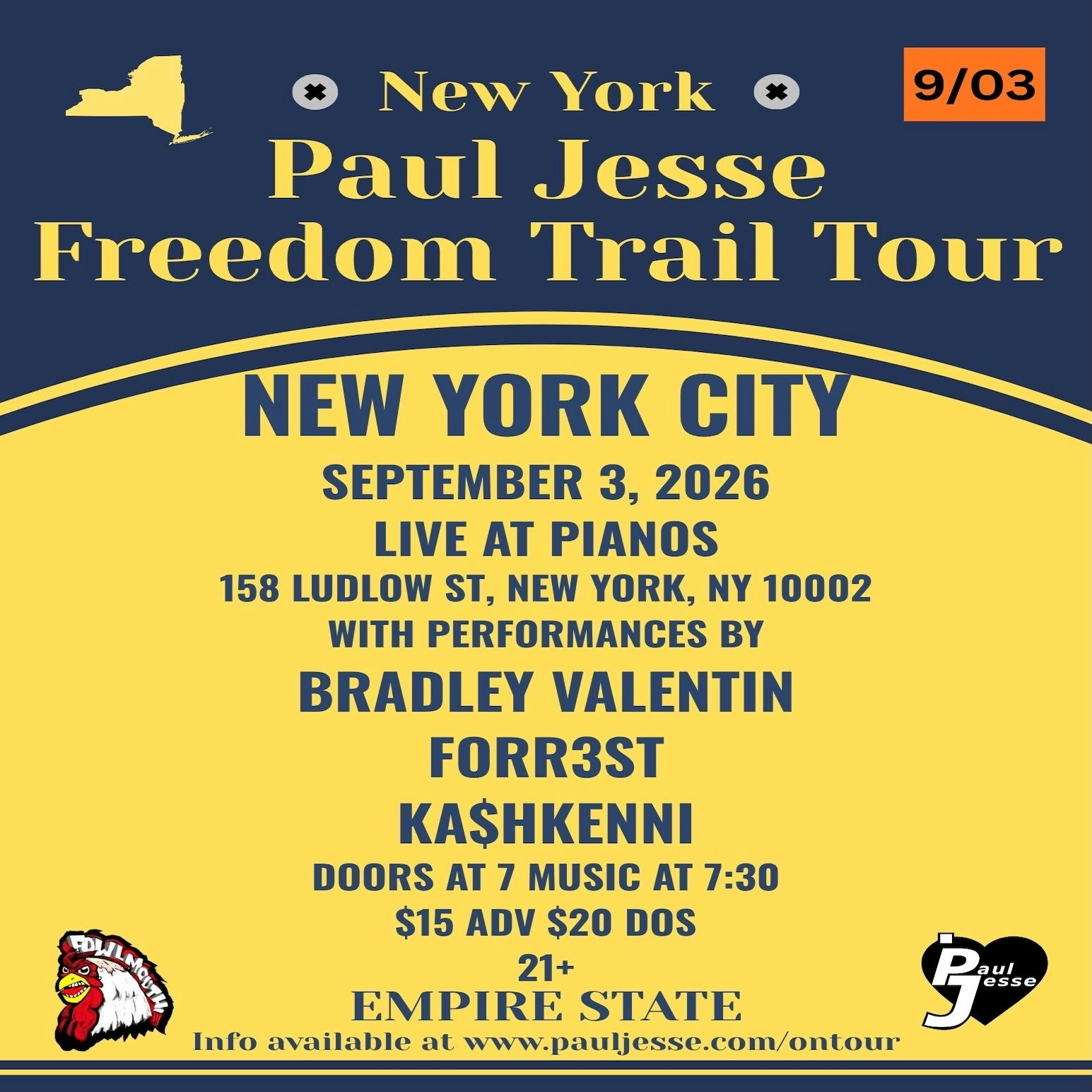 Paul Jesse Freedom Trail Tour