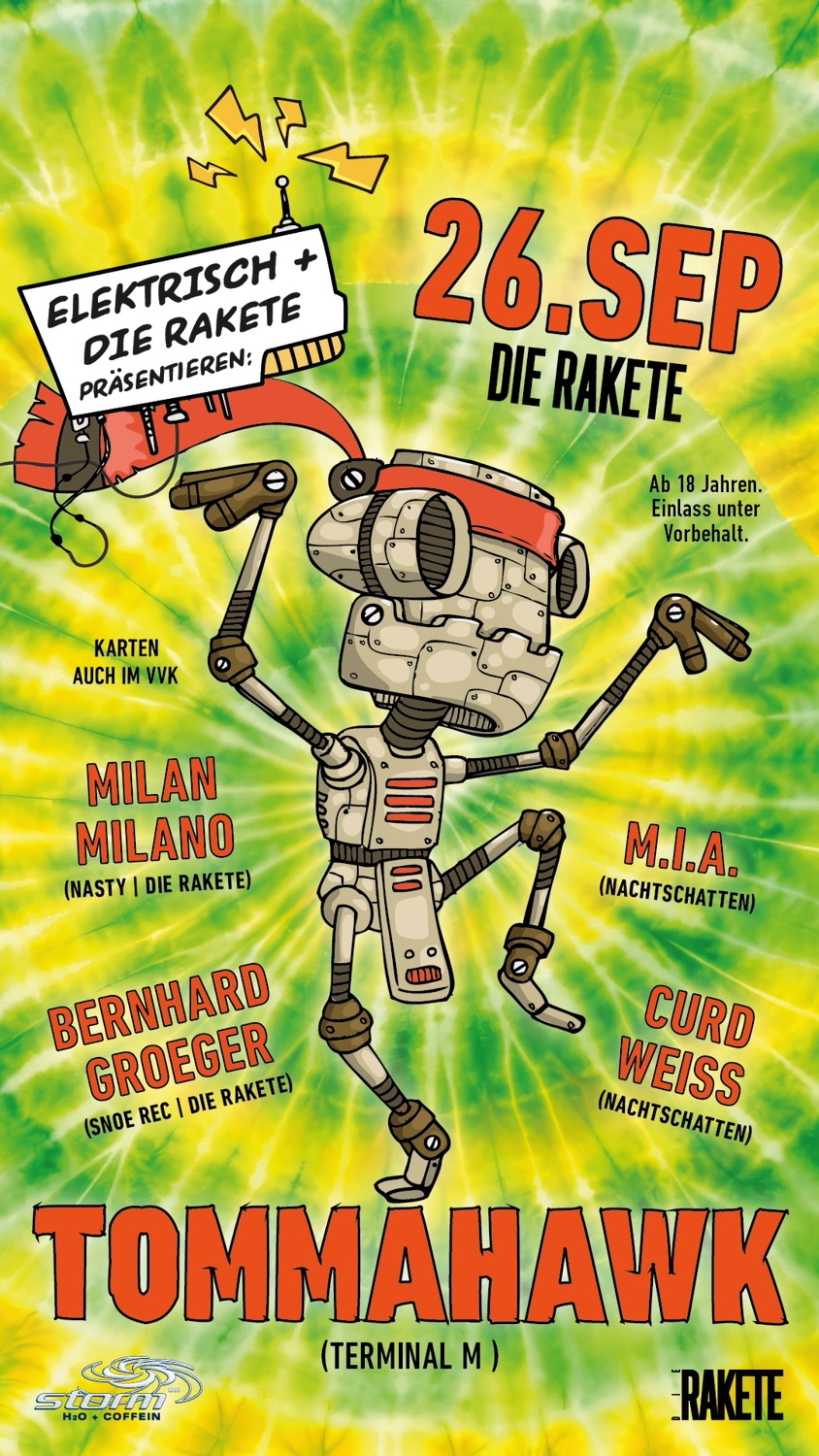Elektrisch mit Tommahawk