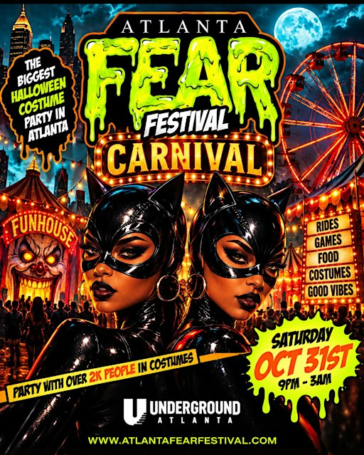 ATLANTA FEAR FESTIVAL | The Biggest Halloween Costume Party In Atlanta