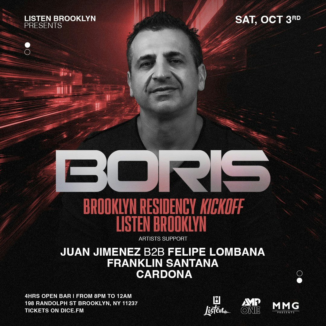 BORIS RESIDENCY KICKOFF LISTEN BROOKLYN