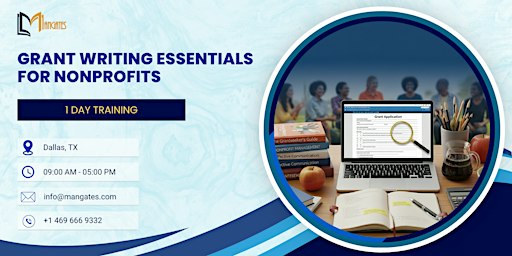 Grant Writing Essentials for Nonprofits: 1 Day Training in Dallas, TX