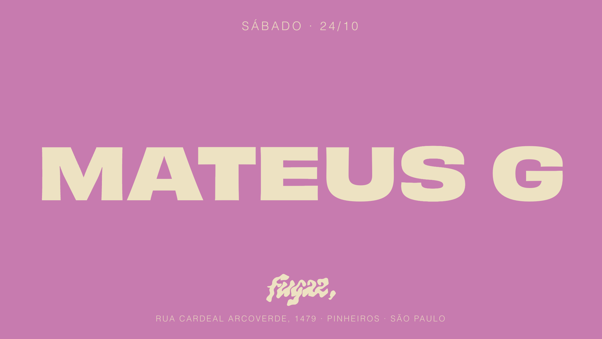 Fugaz recebe Mateus G