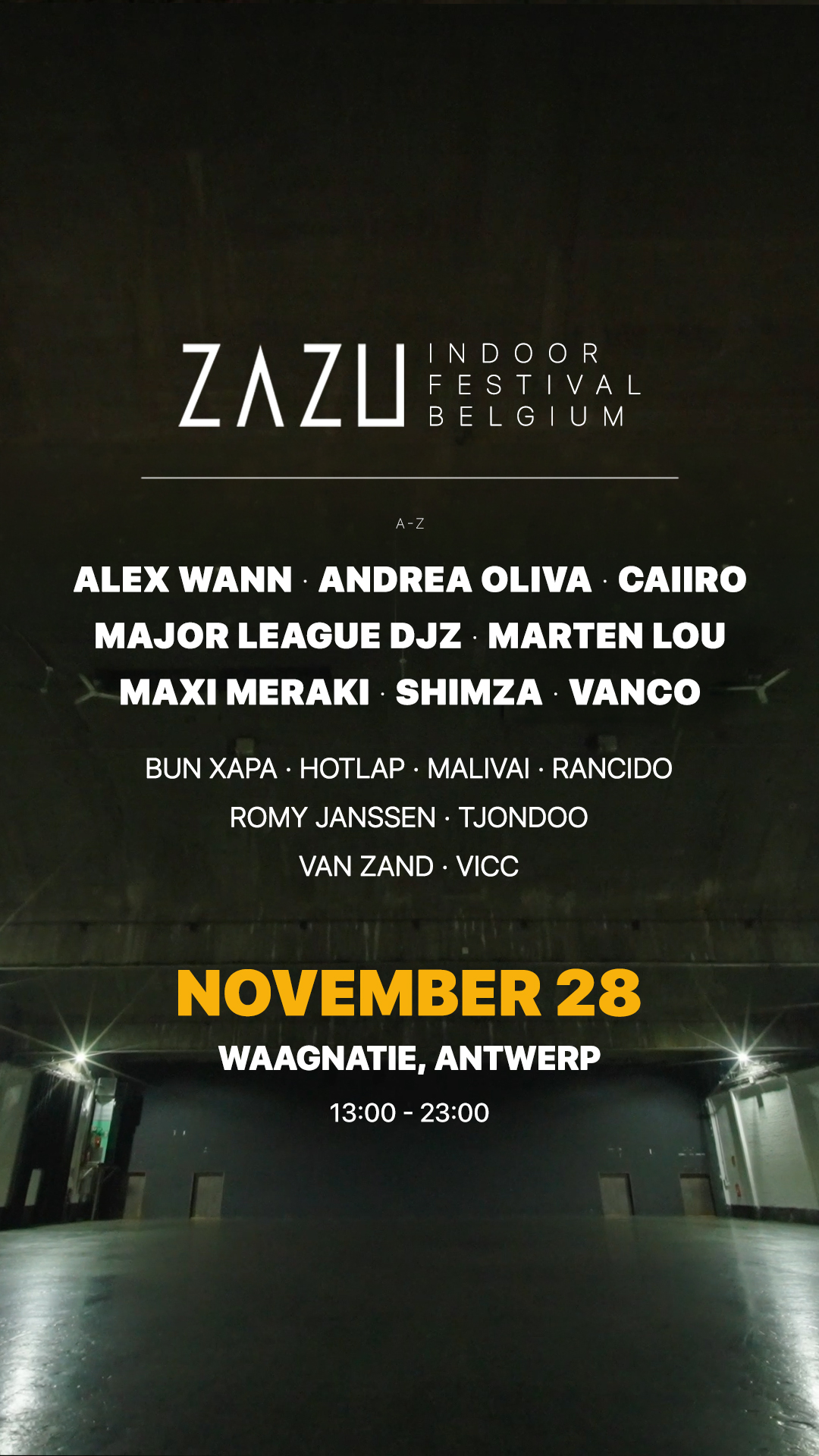 ZAZU Indoor Festival Belgium