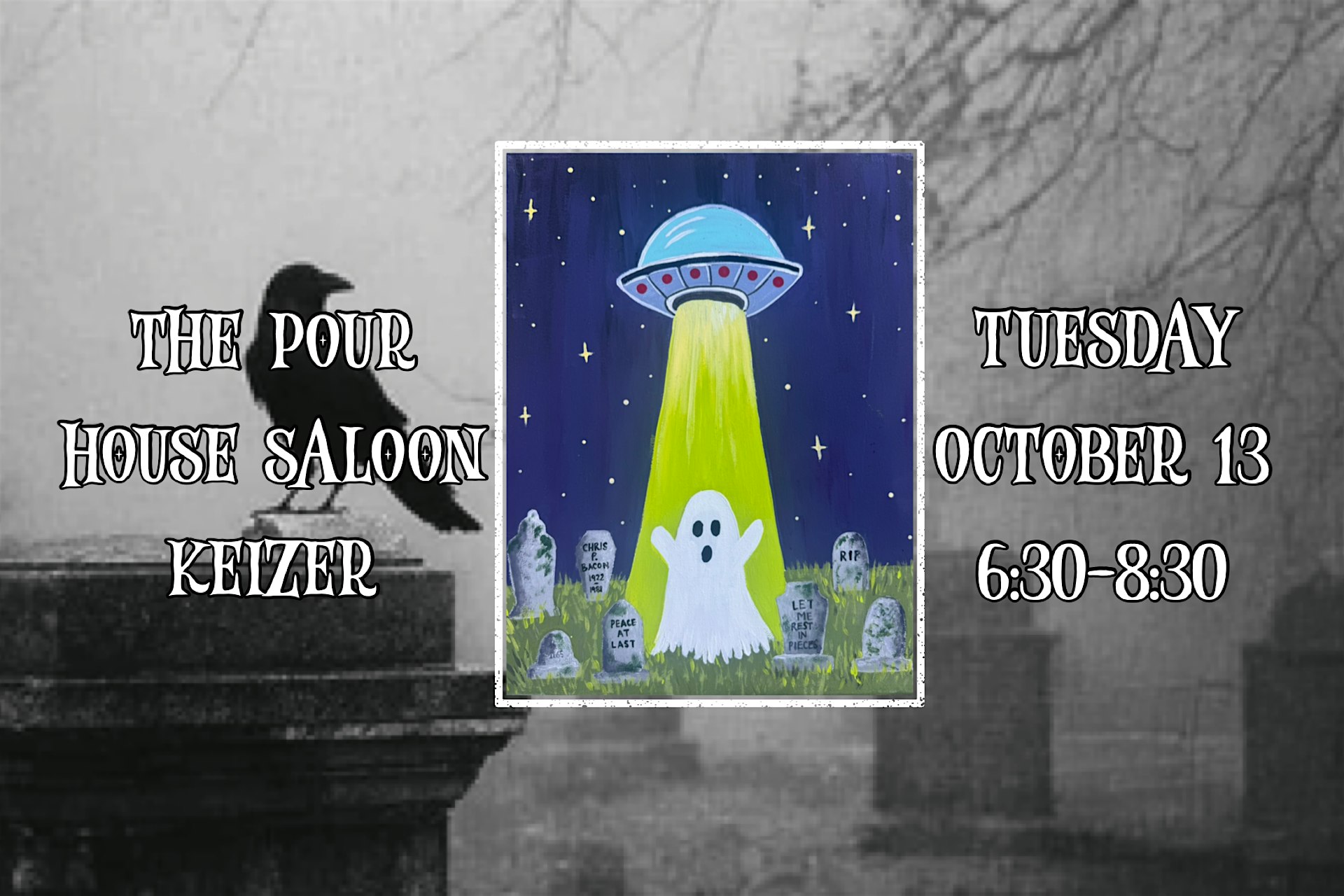 October Paint Night at the Pour House Saloon in Keizer