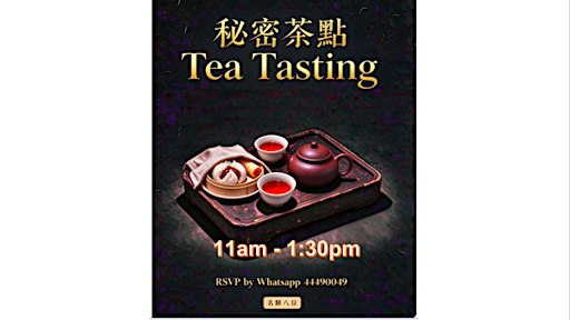 Tea tasting with DimSum