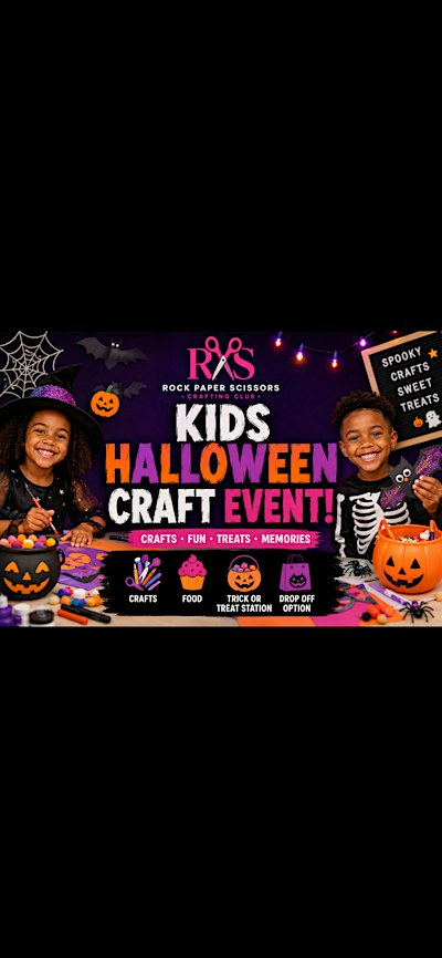 Kids Halloween Craft Event