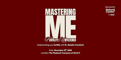 Mastering Me 4.0: Fertility, Unfiltered by Natural Cycles°