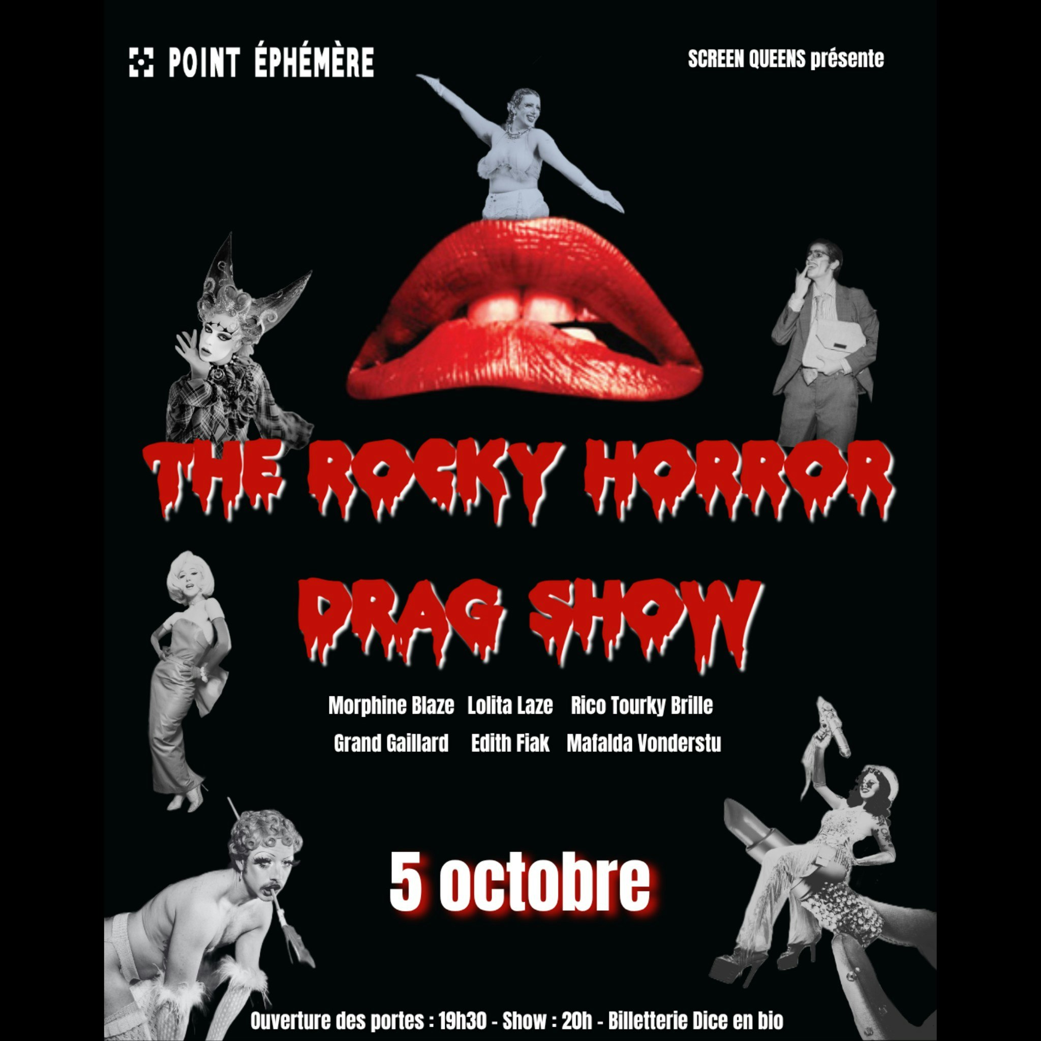 Screen Queens : The Rocky Horror Drag Show !