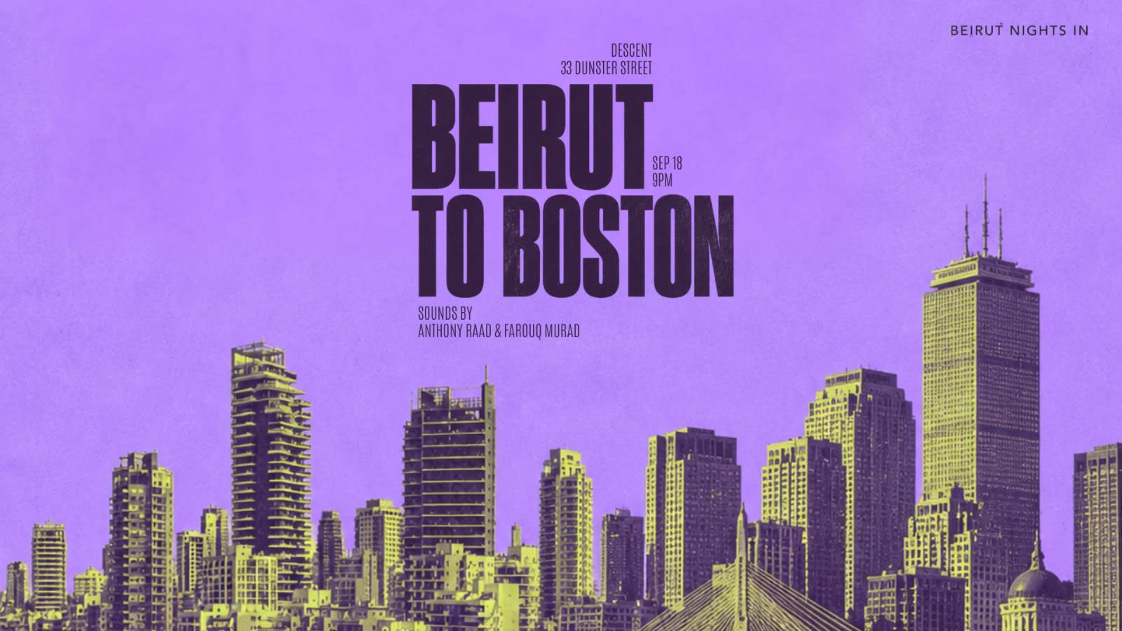 Beirut Nights In Presents: Beirut To Boston