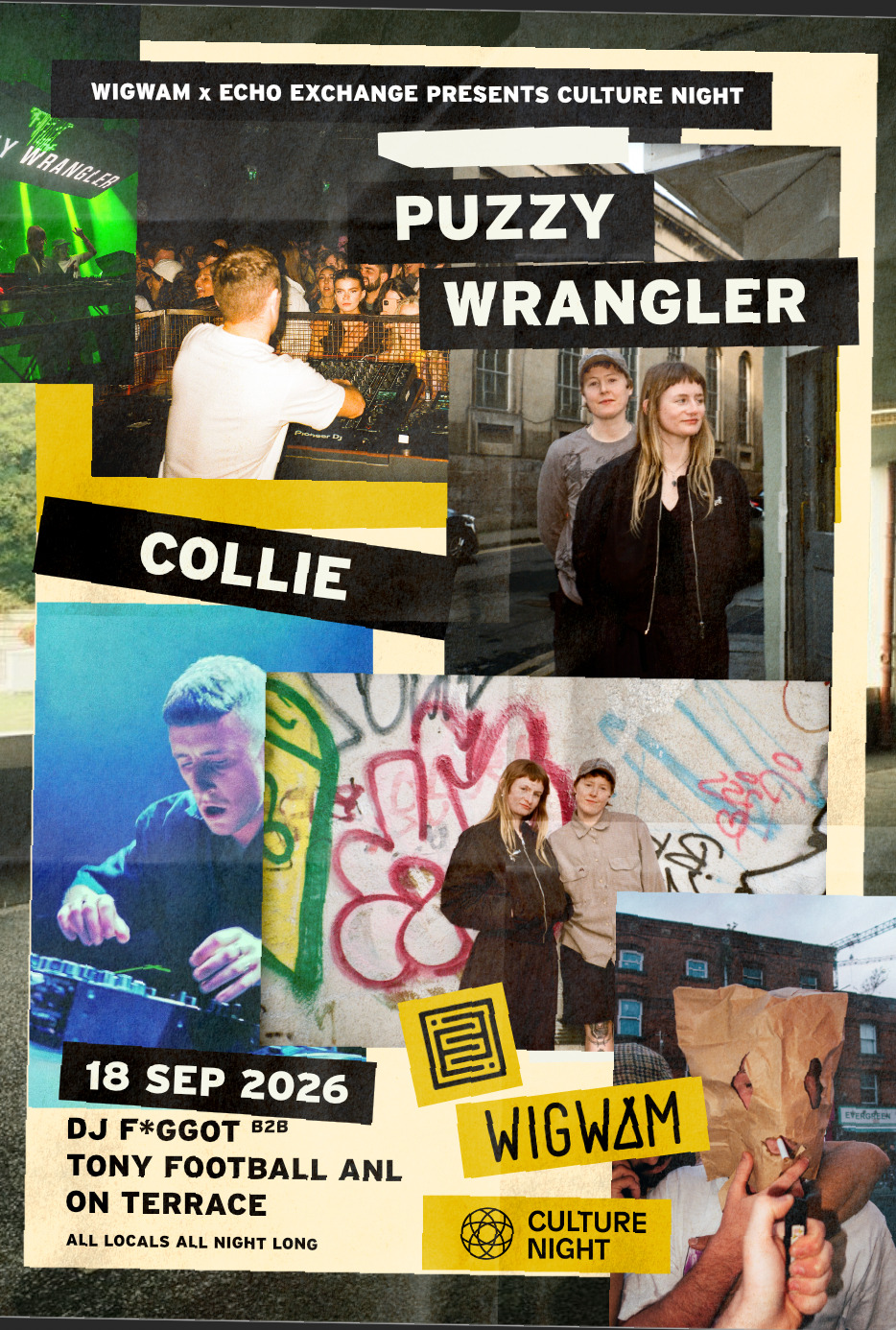 Culture Night x Echo Exchange: Puzzy Wrangler & Collie