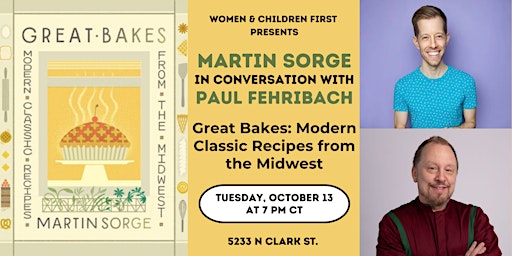 Book Event: Great Bakes by Martin Sorge