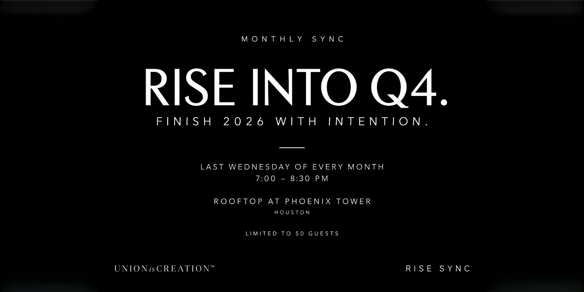 RISE INTO Q4 | Rooftop Sound Meditation & Intention Setting Workshop