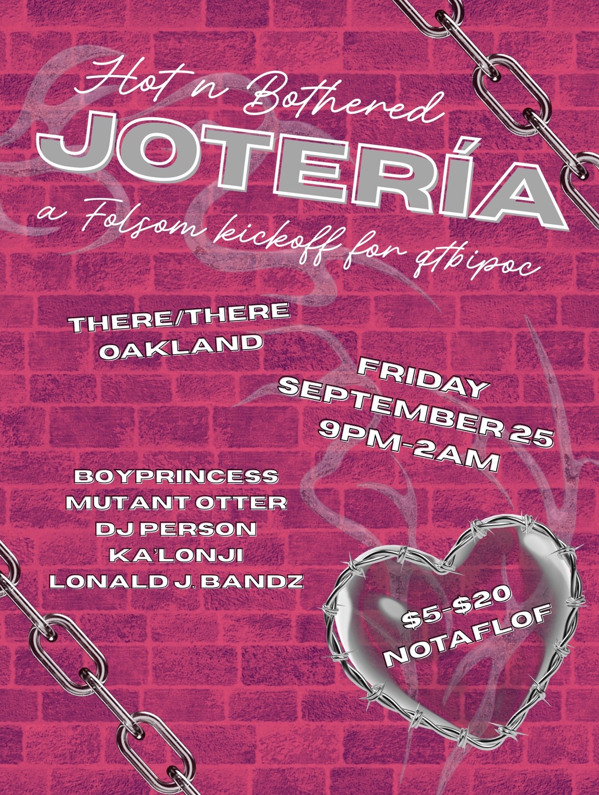 A HOT N BOTHERED JOTERÍA: FOLSOM EDITION