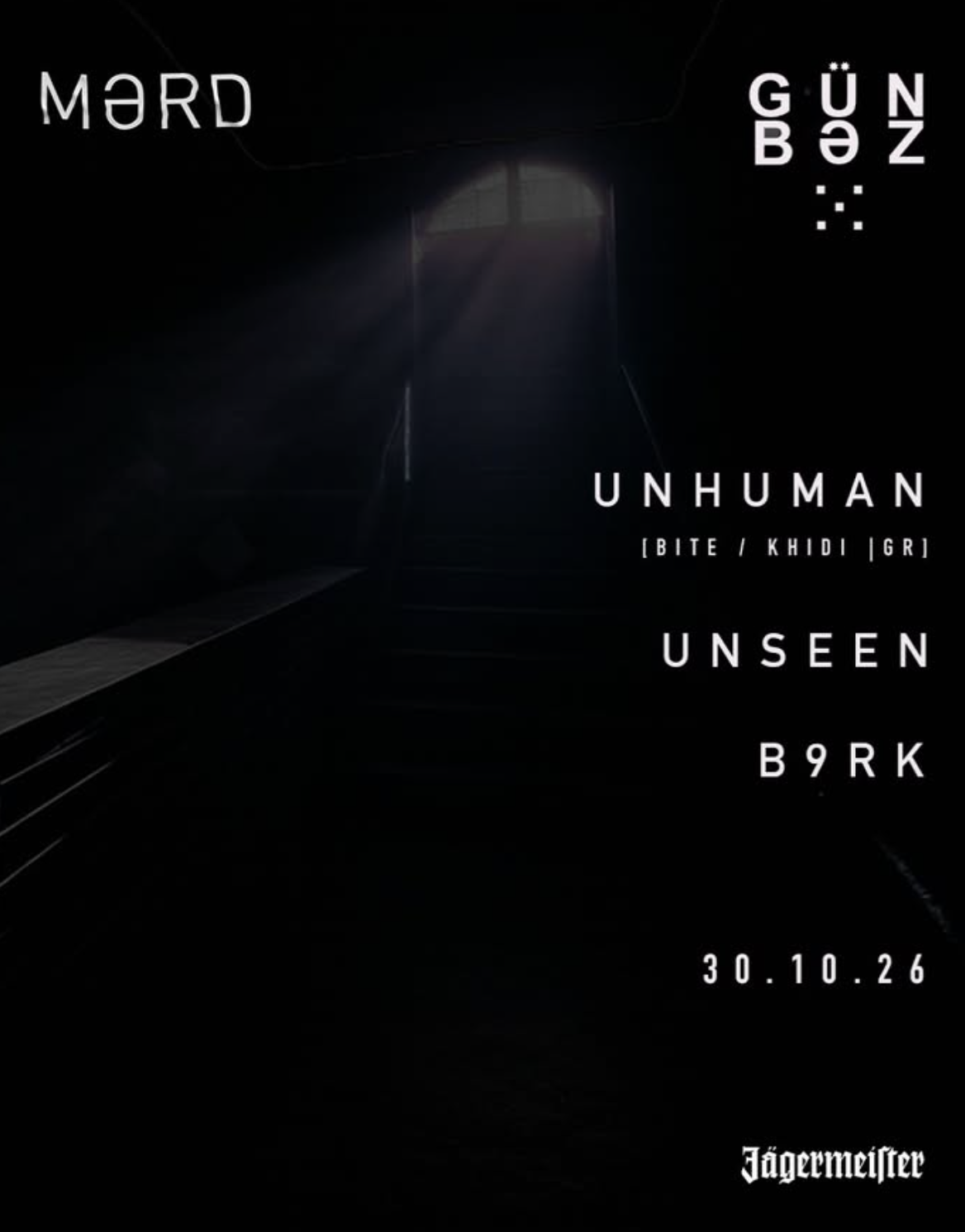 Gunbaz x MARD - Unhuman [ bite / khidi / GR] UNSEEN / B9RK