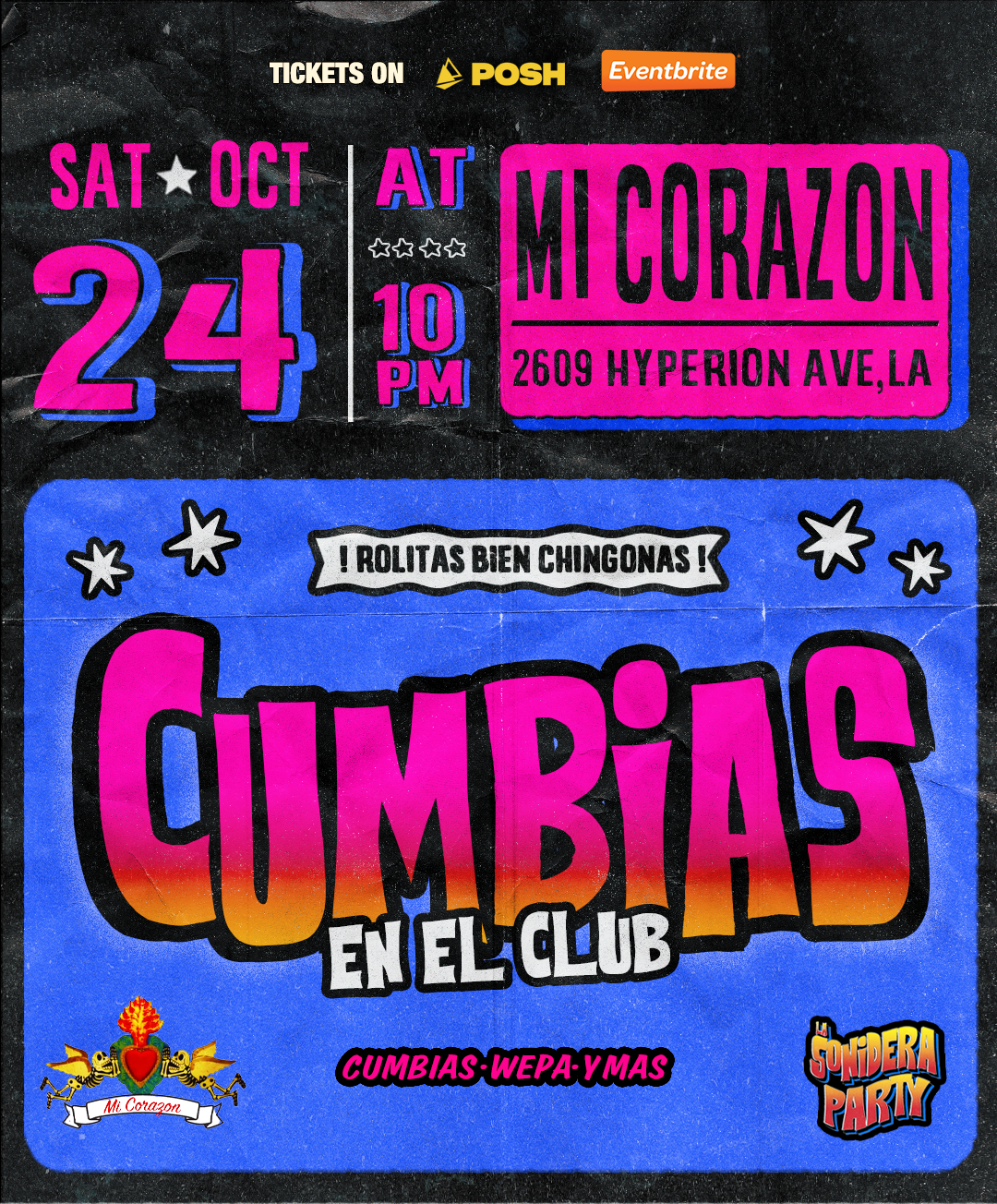 Cumbias En El Club (SAT OCT 24th | SAB 24 DE OCT)