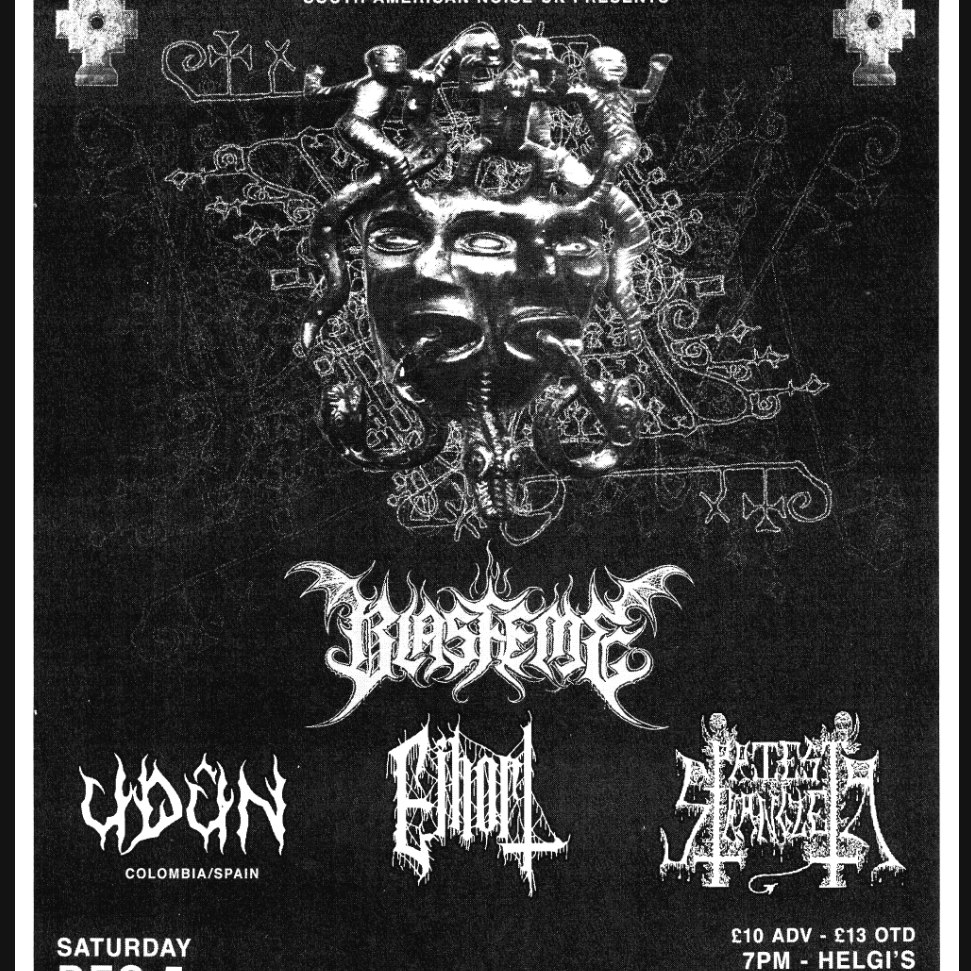 Blaspheme + Udún + Eihort + Priest Strangler 