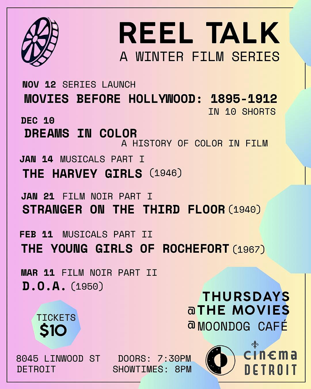 REEL TALK : A Winter Film Series at Moondog Café