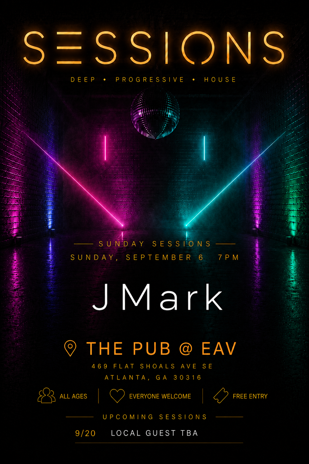 Sunday Sessions Progressive House with DJ JMark