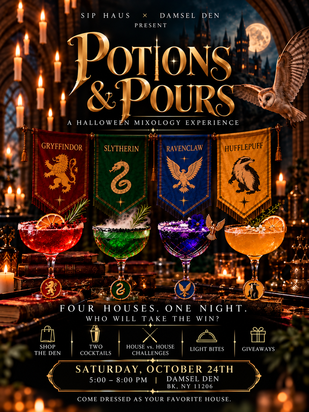 Potions & Pours: Halloween Mixology Experience
