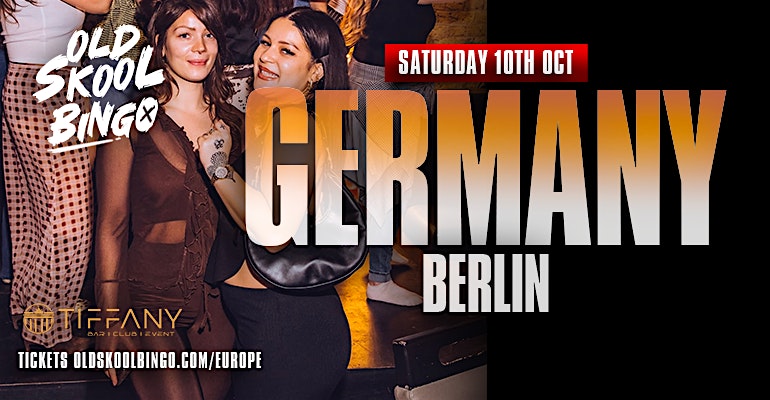 Old Skool Bingo Sat 10th October Berlin Germany