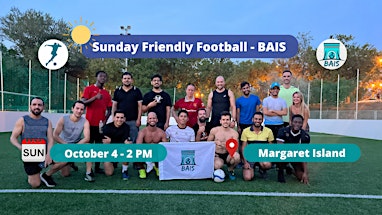 Sunday 2 PM Friendly Football at MAC - BAIS