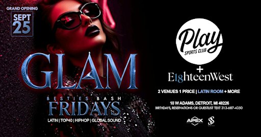 Play Sports Club x Eighteenwest Detroit (2 Floor to Paty)