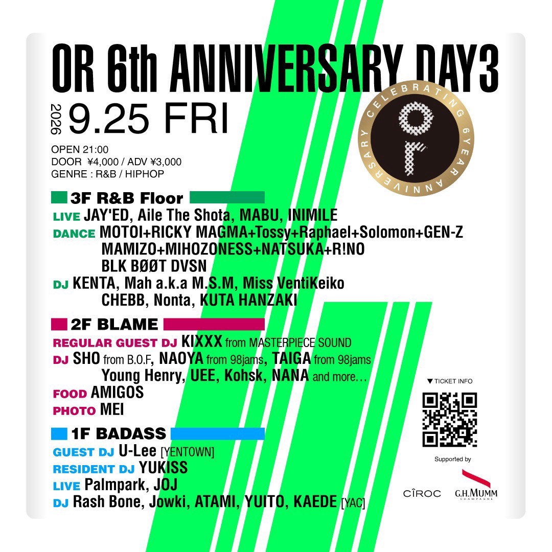 or 6th ANNIVERSARY DAY3