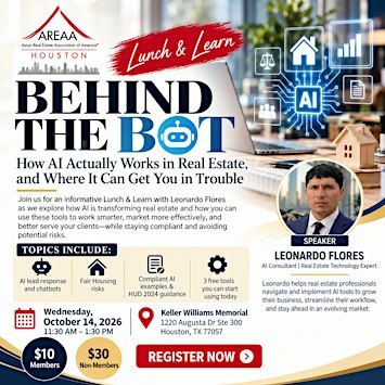 AREAA Houston Lunch & Learn-Behind the Bot (AI)