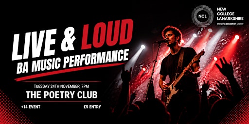 BA Music Performance Live Event - New College Lanarkshire