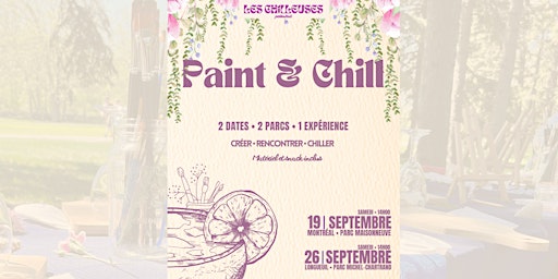 Paint & Chill avec Les Chilleuses - Montréal